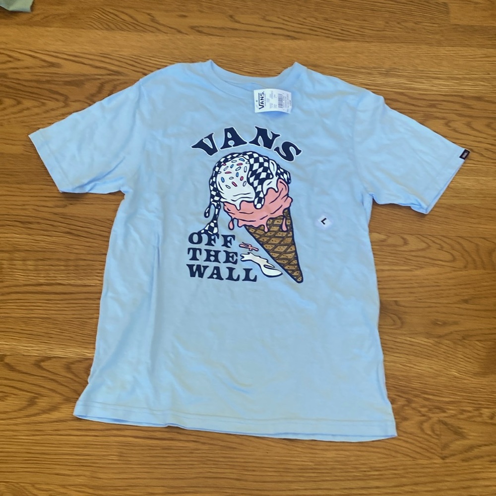 Girls L Vans Off The Wall T-shirt New With Tags